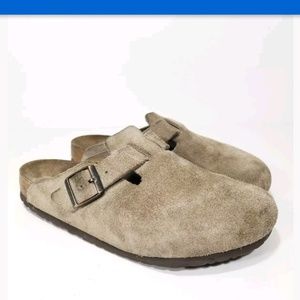 Birkenstock Boston Suede Clogs